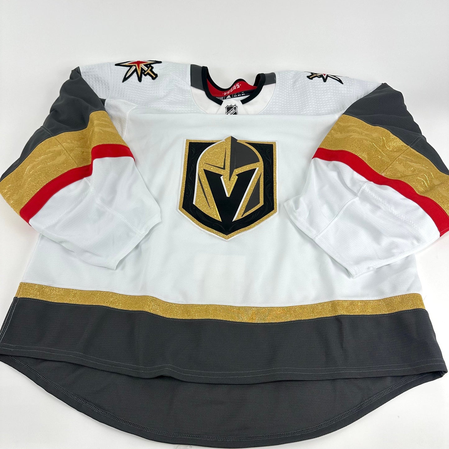 Brand New Away White Vegas Golden Knights MIC Made in Canada Blank Game Jersey - 58G