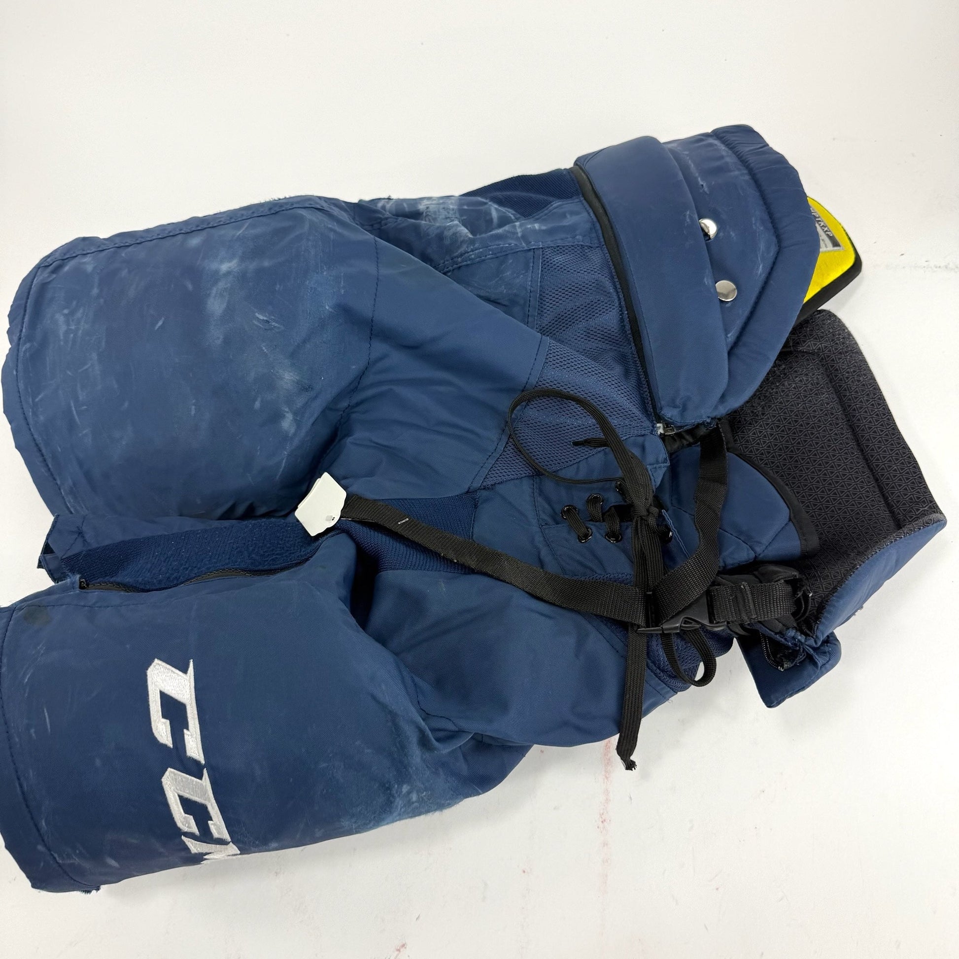 Used Navy CCM HPTKXP Pants | L | F474 - Top Flight Hockey