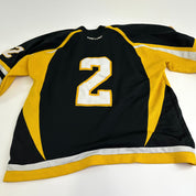 Used Adrian College Black Harrow Mens Game Jersey | Size XL | #2