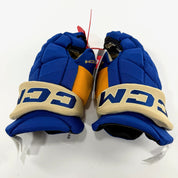 New STL Blues Heritage CCM Jetspeed Pro Gloves | 14" | D146 - Top Flight Hockey
