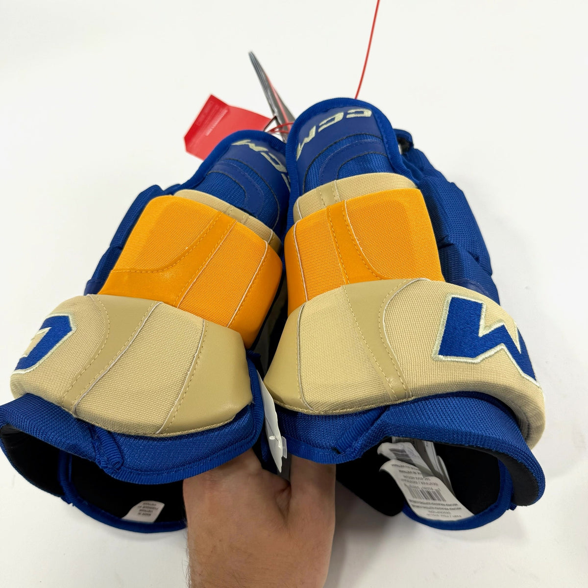 New STL Blues Heritage CCM HGCL Pro Gloves | 14" | Perunovic | D144 - Top Flight Hockey