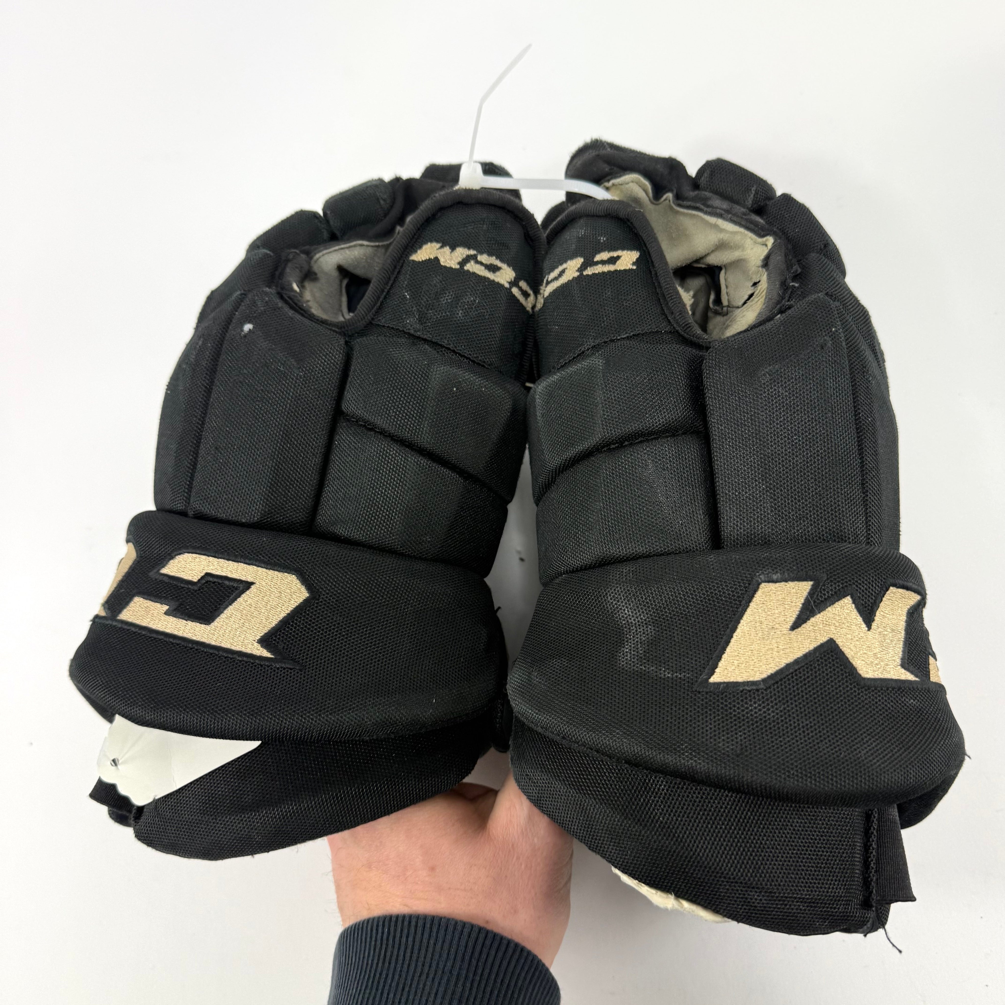 Gold CCM HGTKPP Gloves | 15" | U191 - Top Flight Hockey