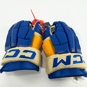 New STL Blues Heritage CCM HGCL Pro Gloves | 14" | Perunovic | D124 - Top Flight Hockey