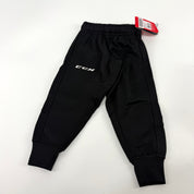 New Black CCM Youth Team Training Cuffed Pant | Youth XXS | #888600283654 - Top Flight Hockey