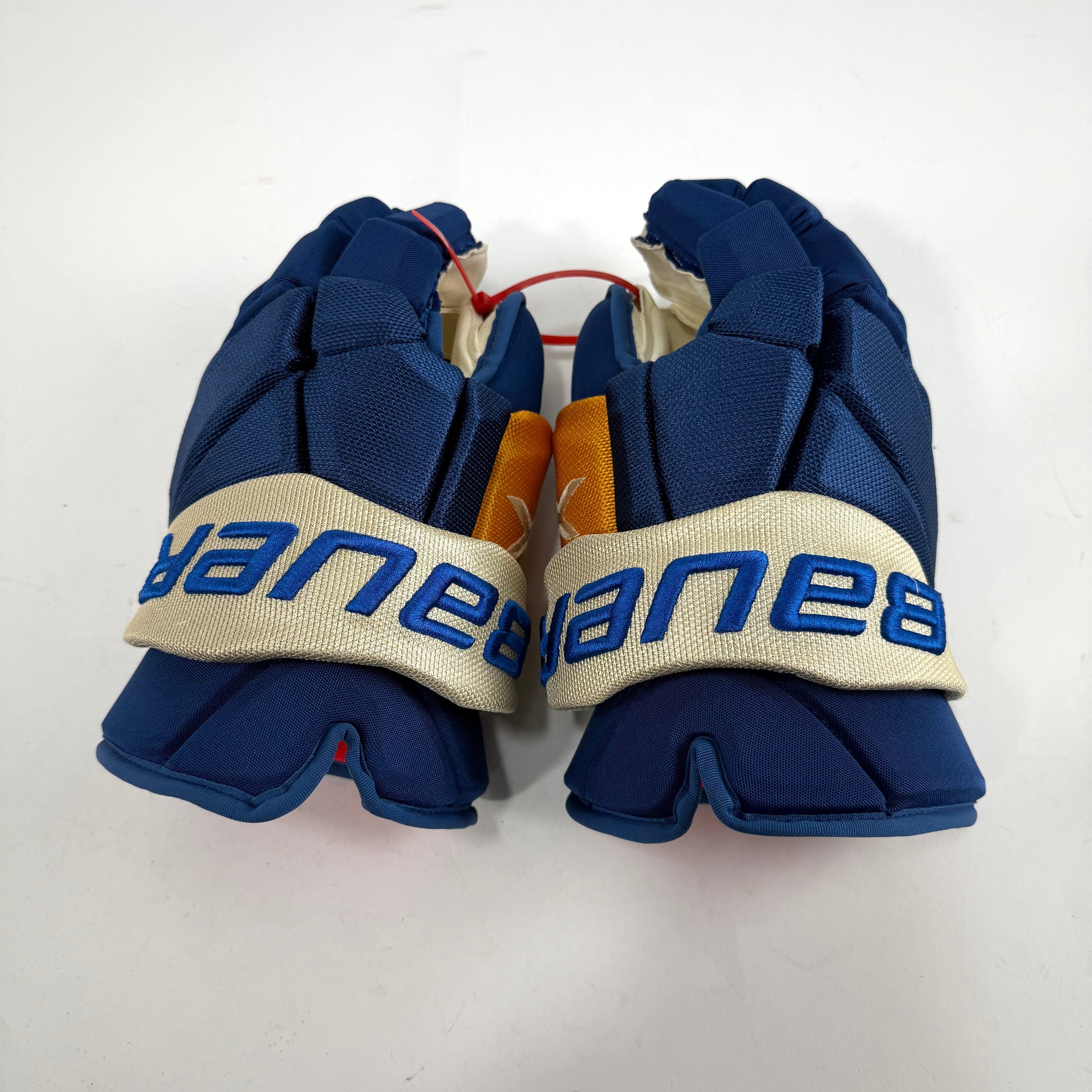 New Stl Blues Heritage Bauer Vapor Hyperlite Gloves | 14" | D214 - Top Flight Hockey