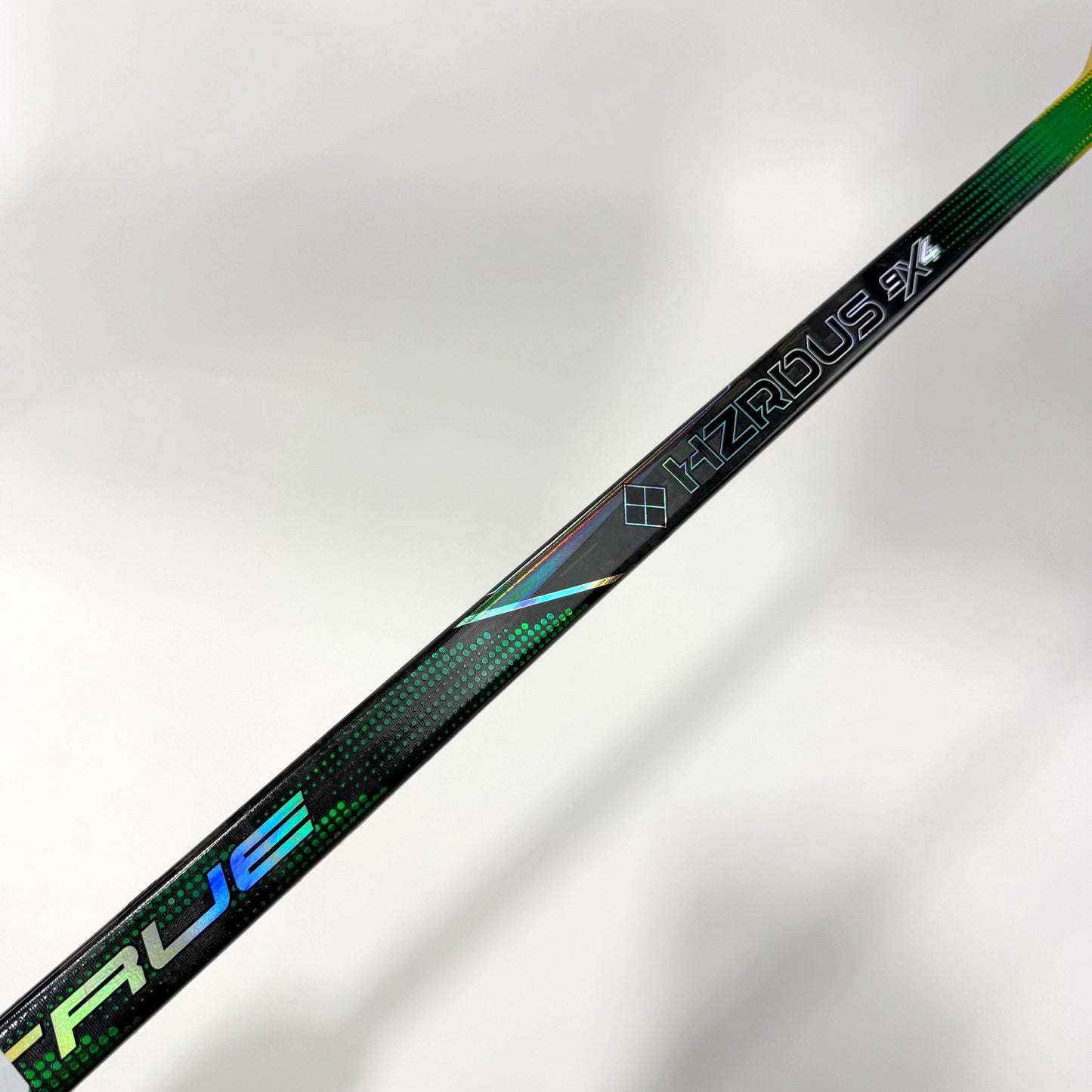 Used Yellow/Green True HZRDUS 9x4 Goalie Stick | Marc Andre Fleury | AB568