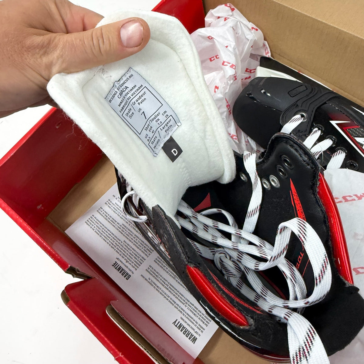 New CCM Jetspeed FT2 Goalie Skates | 7 D | AB108 - Top Flight Hockey