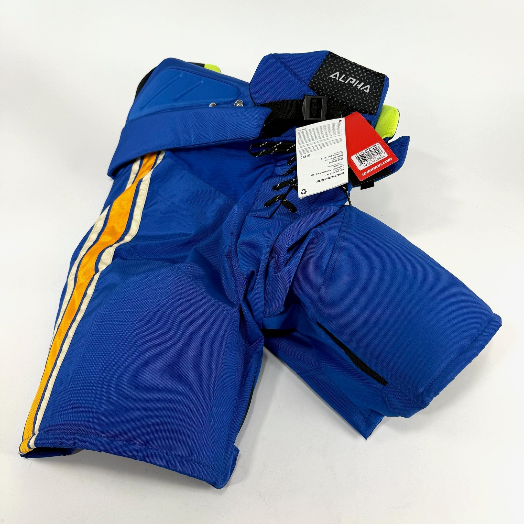 New Blues Heritage Classic Warrior Alpha LX Pro Pants | Large - Top Flight Hockey