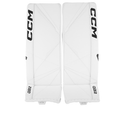 New CCM White Axis 2 Goalie Pads | 34+1" | #191520438265 - Top Flight Hockey