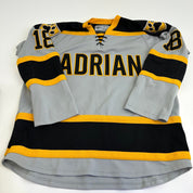 Used Adrian College Grey Womens JOG Game Jersey | Size Medium-50 | #18