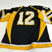 Used Adrian College Black Harrow Mens Game Jersey | Size XL | #12