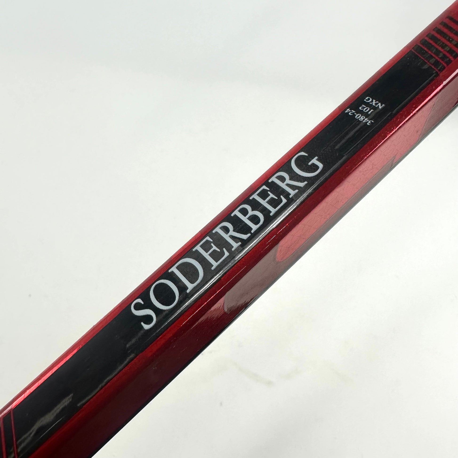 Used Left Red Bauer UltraSonic | 102 Flex Custom P19M Curve Grip | Soderberg | L469 - Top Flight Hockey