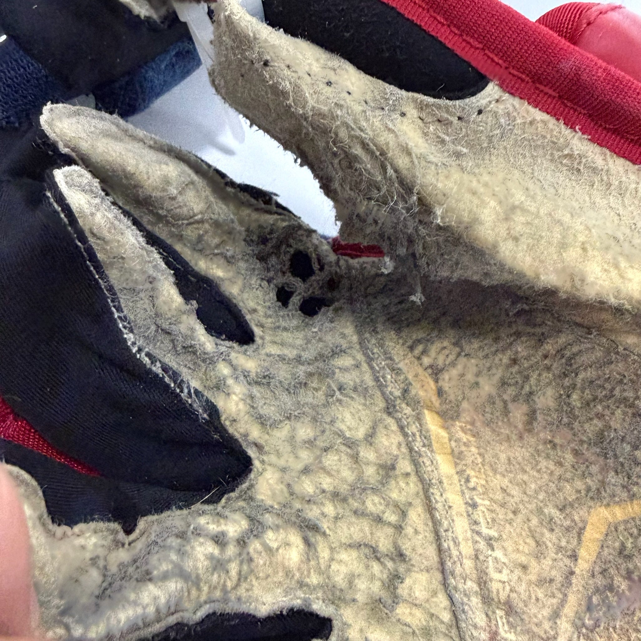 Used Navy/Red/White Bauer Supreme 3S Pro Gloves | 14" | A4 - Top Flight Hockey