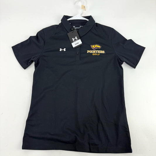New Black Womens Under Armour UWSP Pointers Golf Polo | Womens S | E284 - Top Flight Hockey