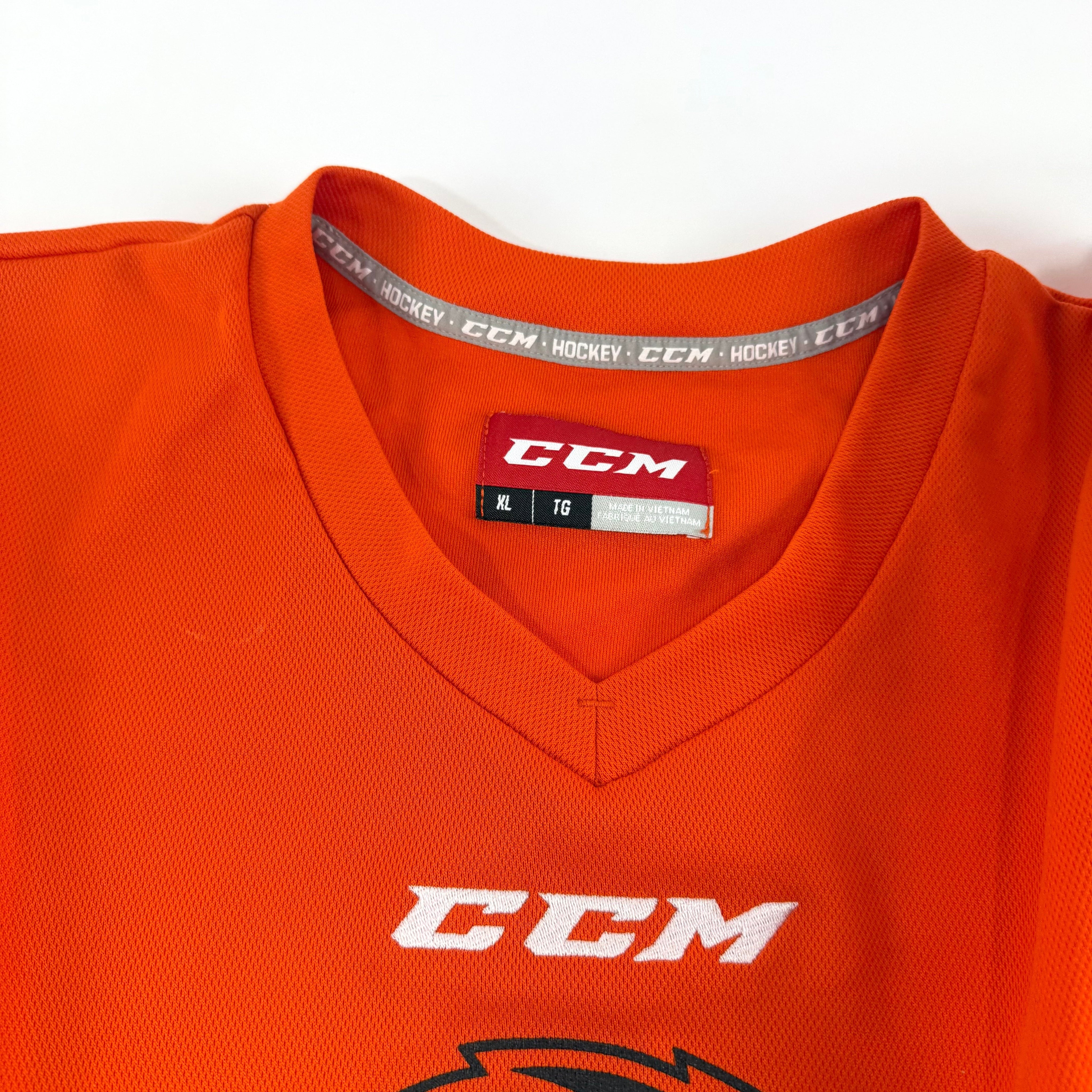 Used Orange CCM Purdue Northwest Practice Jersey | XL | K344 - Top Flight Hockey