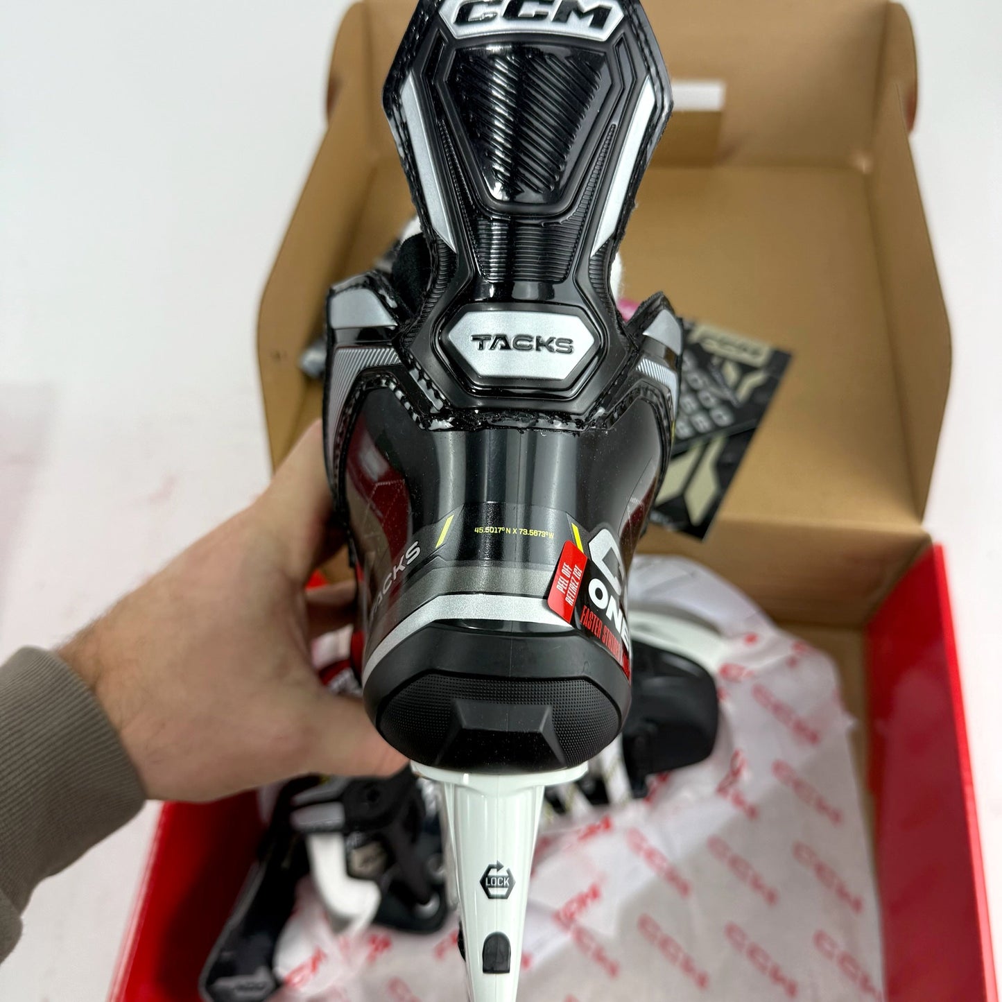 New CCM Tacks AS580 Skates | Junior 13.5-1.5 Regular | F483 - Top Flight Hockey