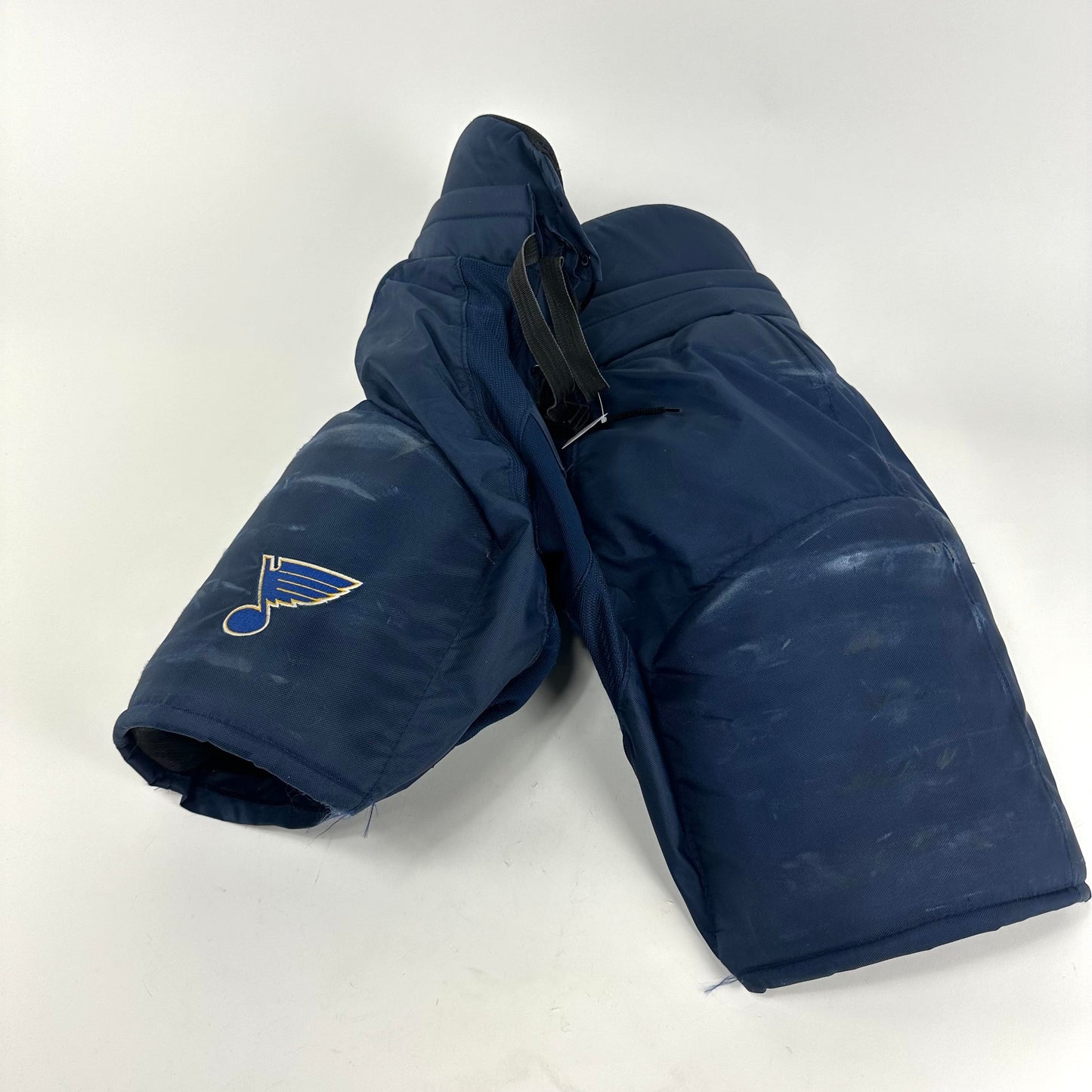 Used Navy Bauer Custom Pro Pants | Senior M +1" | Faulk | L599 - Top Flight Hockey