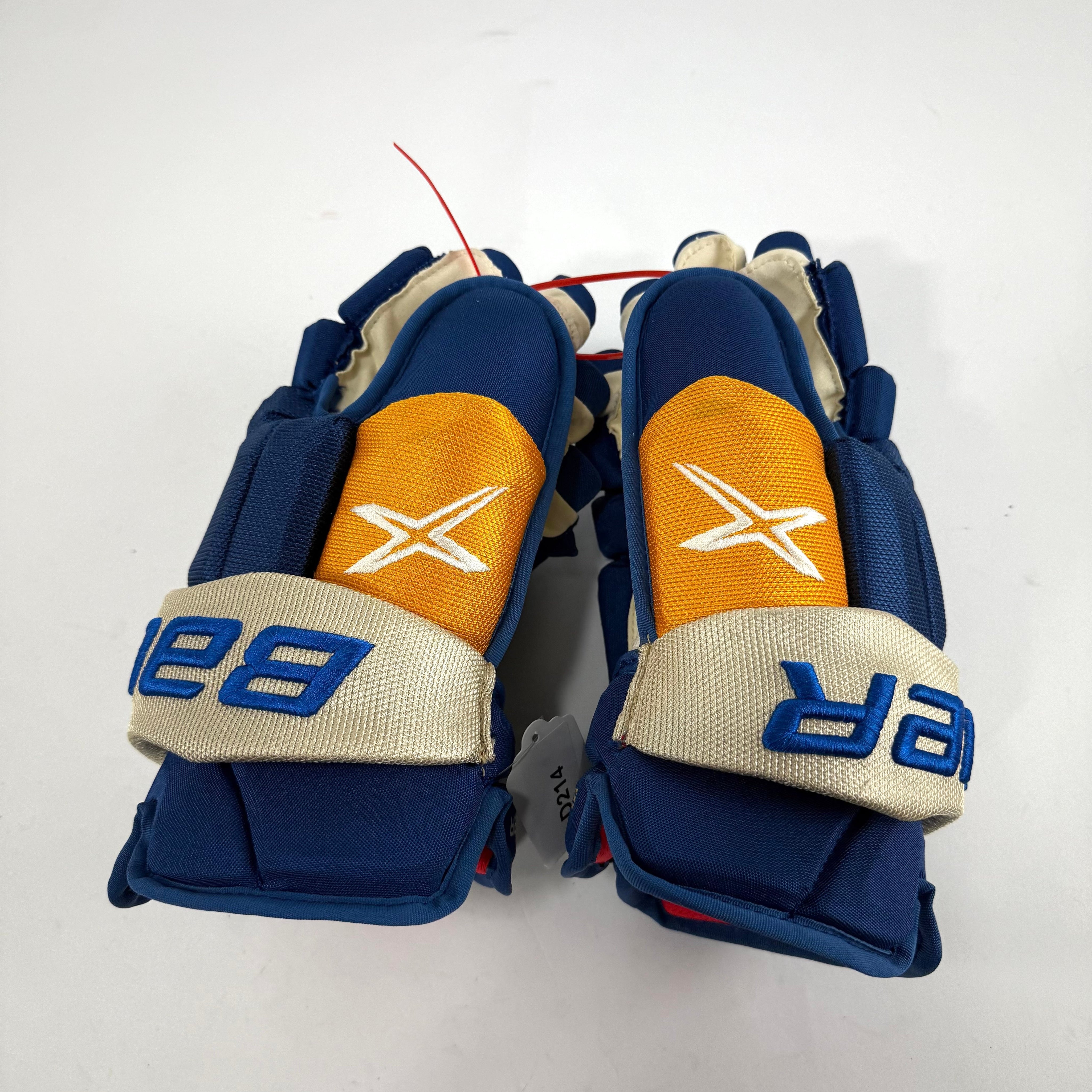 New Stl Blues Heritage Bauer Vapor Hyperlite Gloves | 14" | D214 - Top Flight Hockey