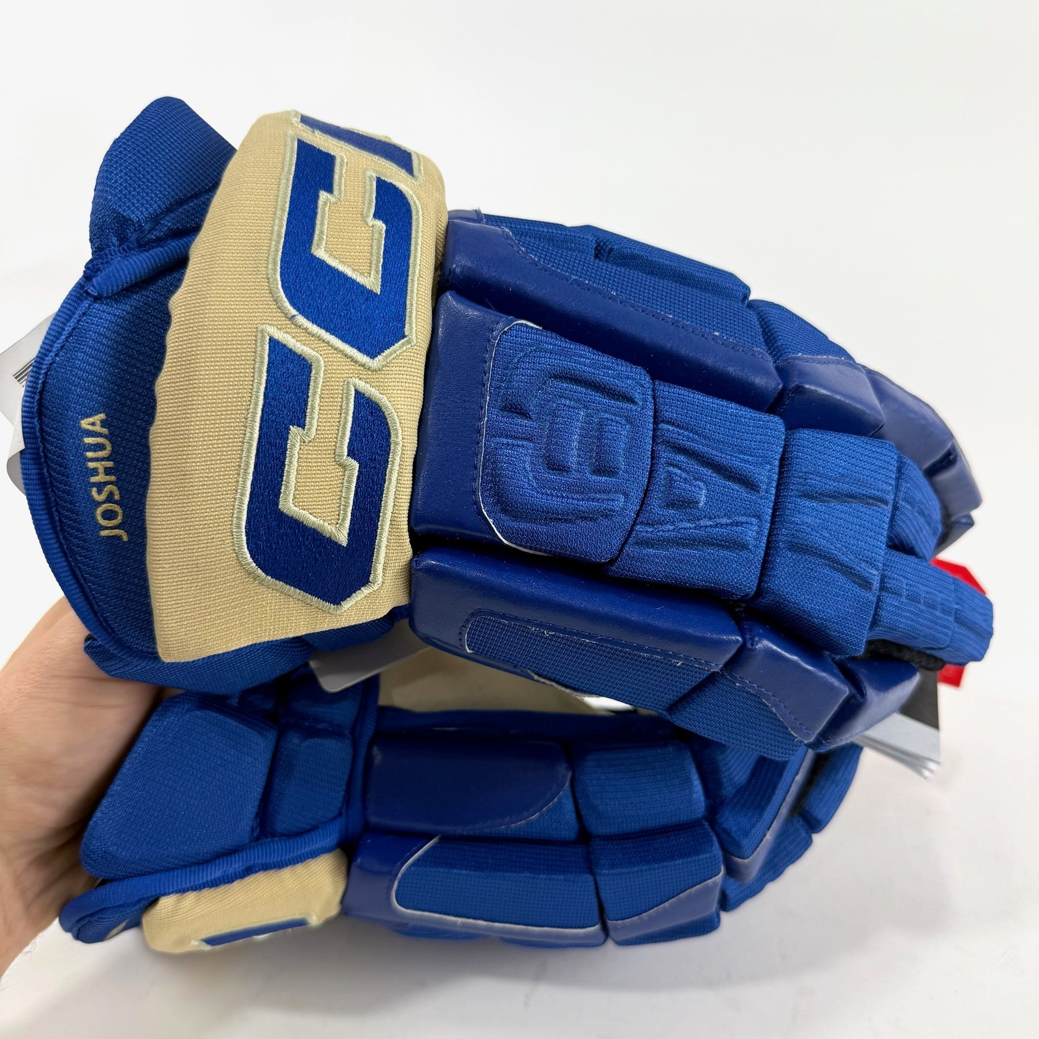 New STL Blues Heritage CCM HGCL Pro Gloves | 15" | Joshua | D122 - Top Flight Hockey