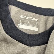 New CCM Mens Basecamp Two Tone Long Sleeve | Grey/Navy | Senior S #191520510916 - Top Flight Hockey