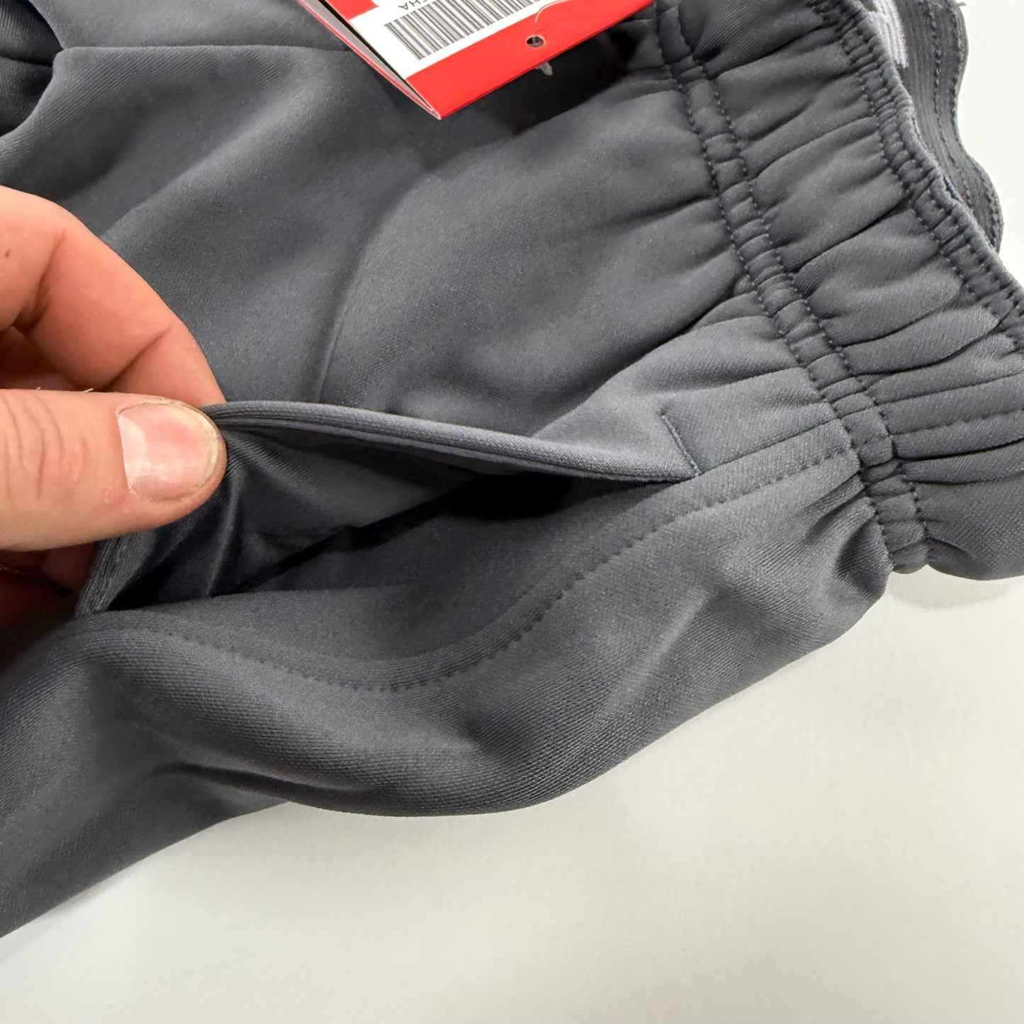 New Dark Grey CCM Youth Team Training Cuffed Pant | Youth XXS | #888600283715 - Top Flight Hockey