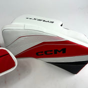 Brand New CCM 6.9 White, Red, and Black Glove and Blocker - Intermediate