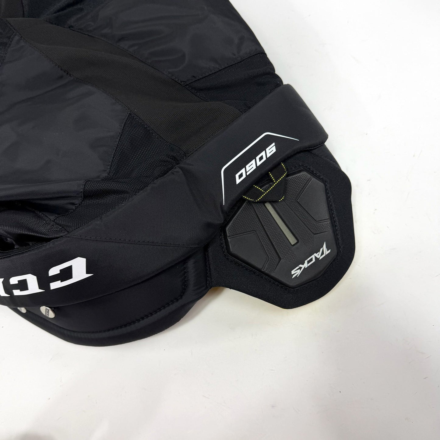 Used Black CCM Tacks 9060 Pants | Senior Small | AB486