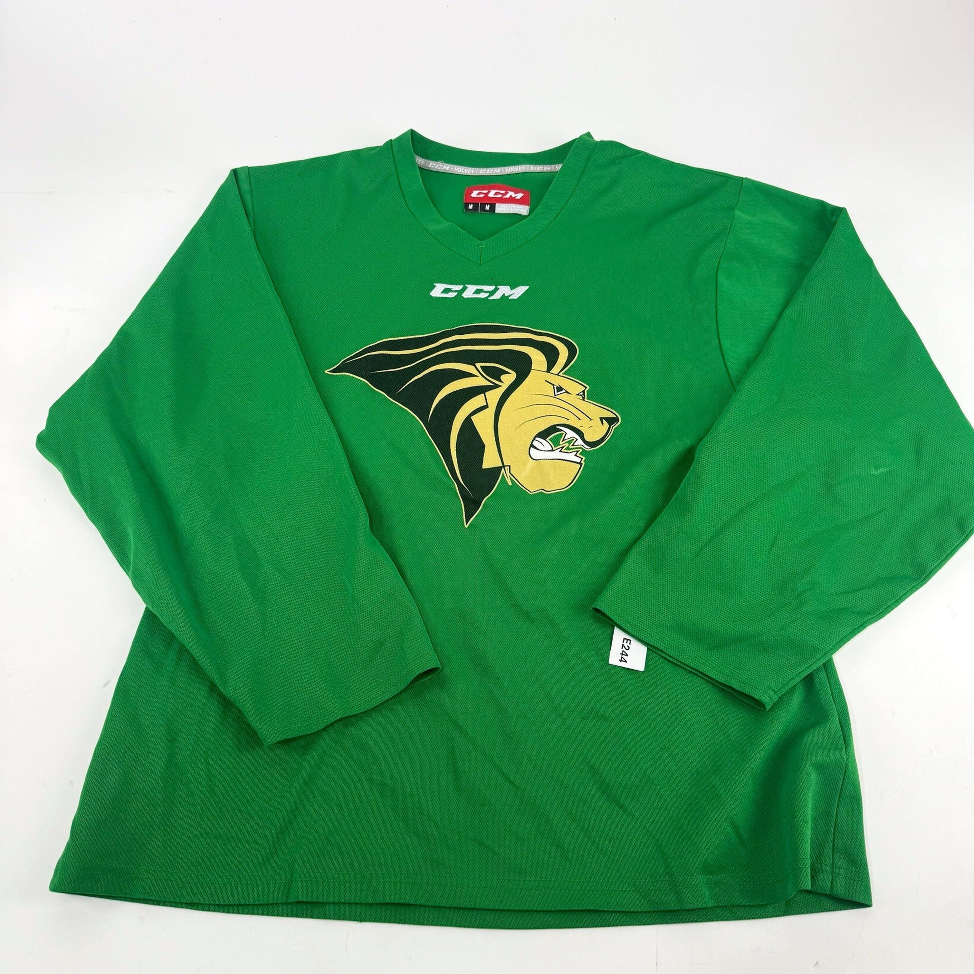 Used Green Lindenwood CCM Practice Jersey | Medium | E244 - Top Flight Hockey