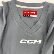 New Grey CCM Practice Jersey | Sr Large - Top Flight Hockey