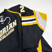 Used Adrian College Black Harrow Mens Game Jersey | Size XL | #22