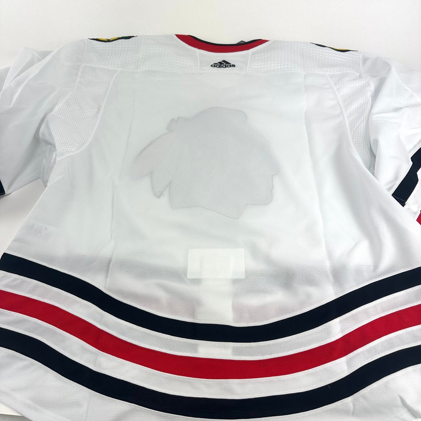 Brand New White MIC Adidas Chicago Blackhawks Blank Game Jersey - Size 58G