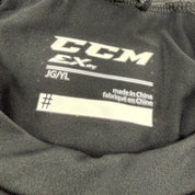 New Black CCM Compression Long Sleeve Top with Gel | Youth L | #191520511036