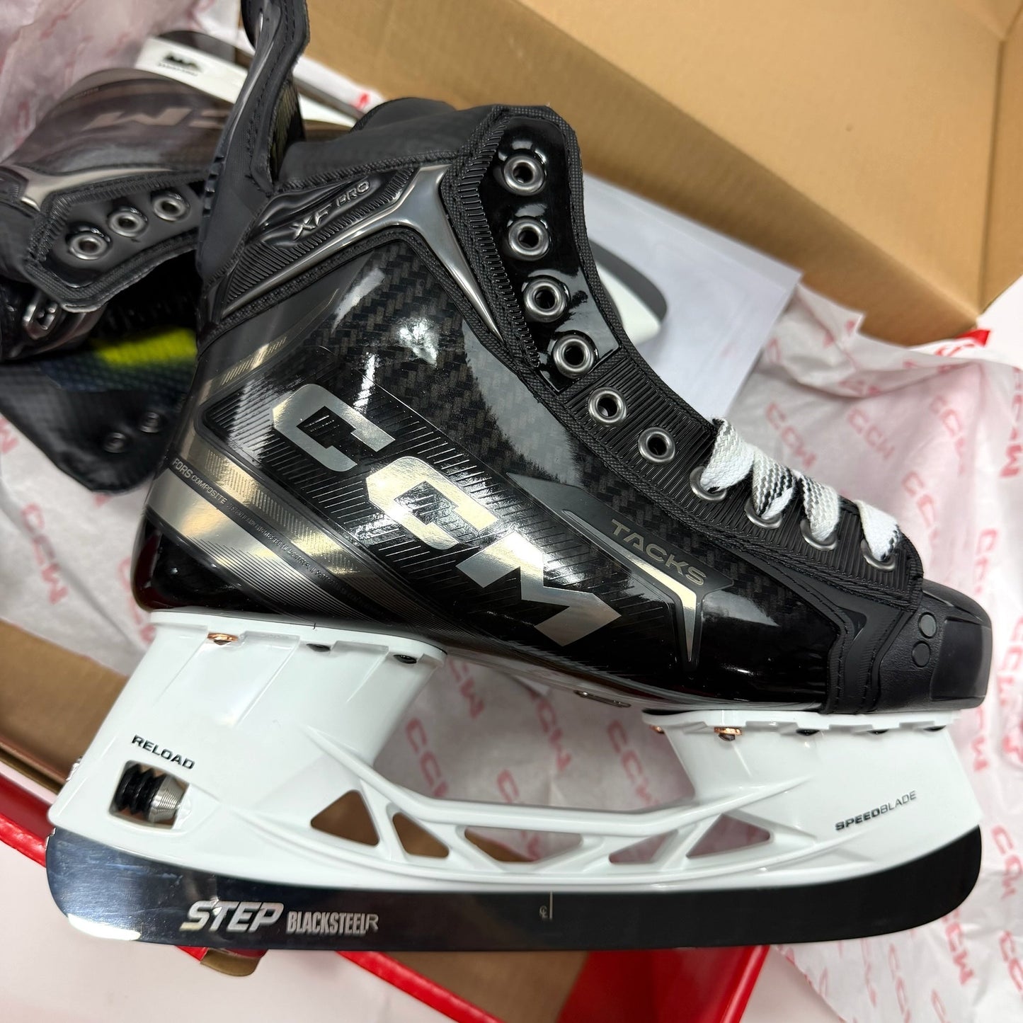 Brand New Retail CCM Tacks XF Pro Skates - Size 6.5 - Regular
