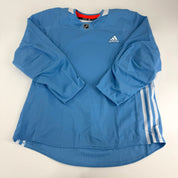 Brand New MIC Baby Blue Adidas Practice Jersey - Size 54 - Top Flight Hockey