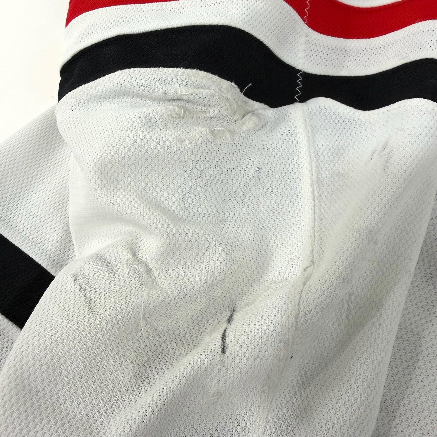 MacKenzie Entwistle #58 Away Chicago Blackhawks Game Worn Jersey 2022-2023, Set 2 | 915-25513