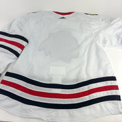 Brand New White MIC Adidas Chicago Blackhawks Blank Game Jersey - Size 58 - Top Flight Hockey