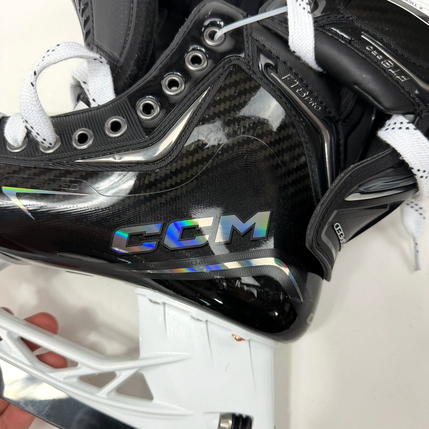 New Black CCM Jetspeed FT8 Pro Skates | 8.5 D | J122