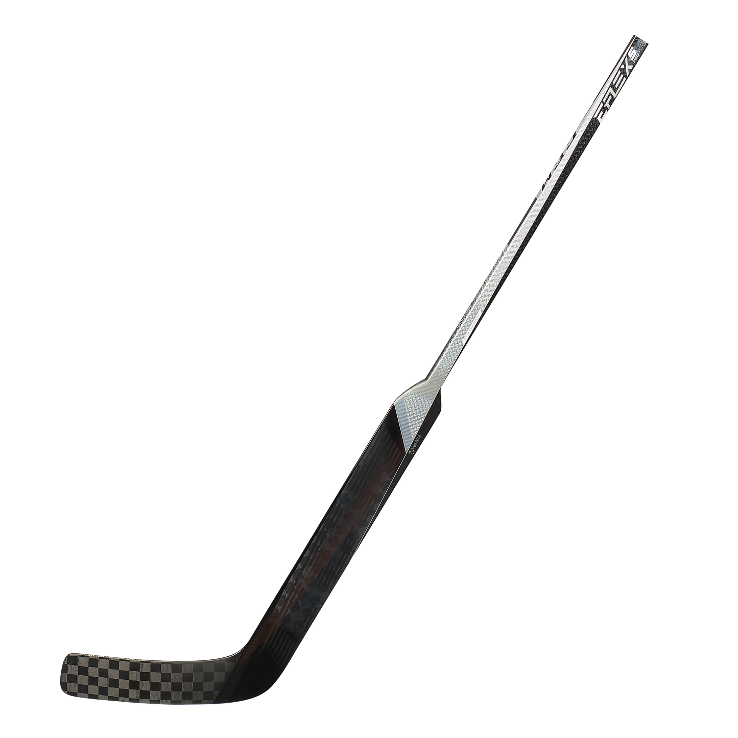 New Full Right CCM Black/White E Flex 5 Pro Goalie Stick | P4 Curve 26" | #191520207410 - Top Flight Hockey