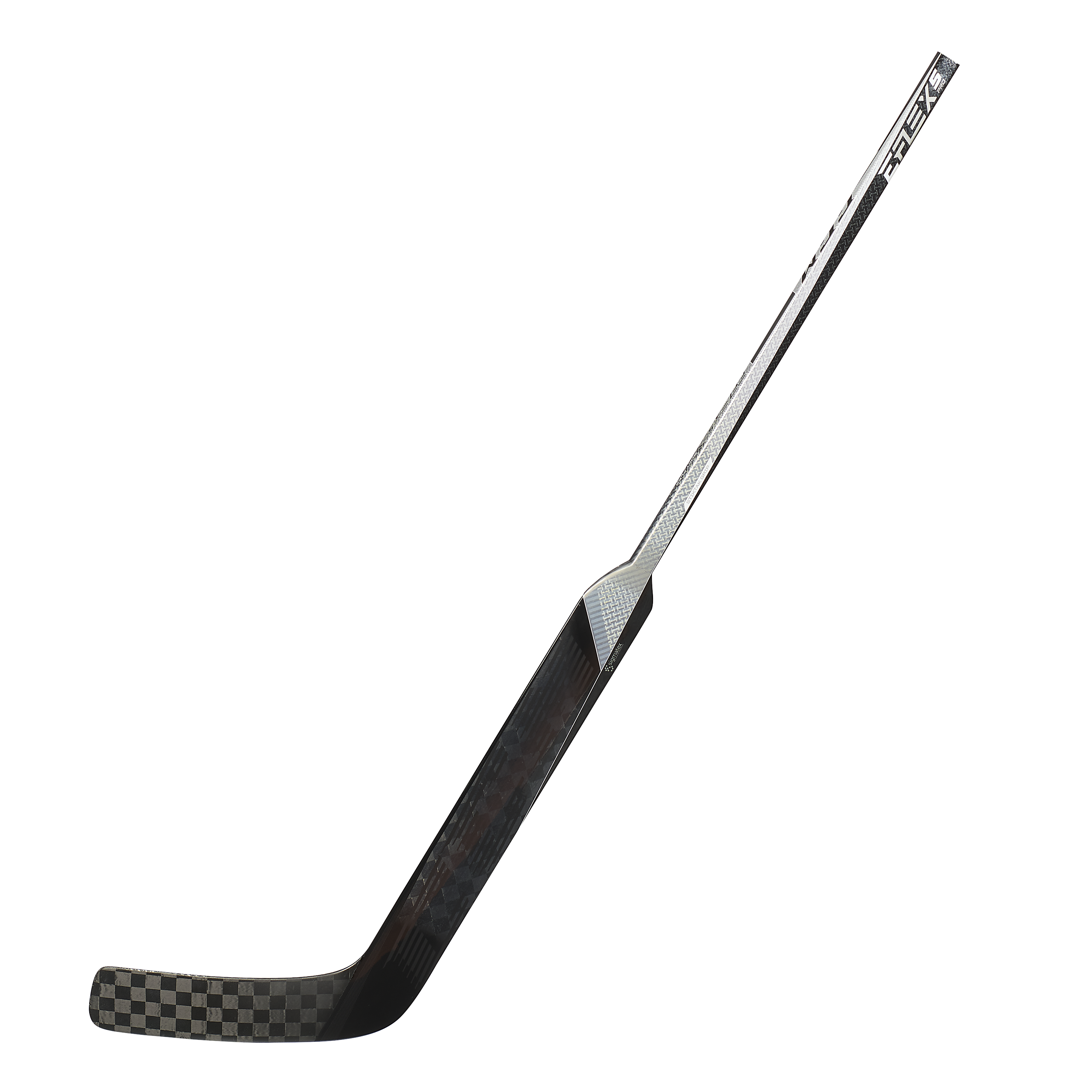 White E Flex 5 Pro Goalie Stick | P4 Curve 27" | #191520207397 - Top Flight Hockey
