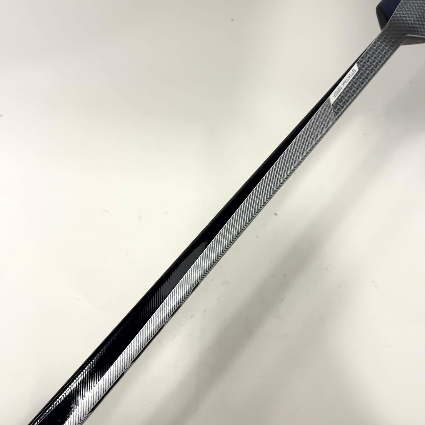 New Regular Blue and White CCM Eflex 5 Pro Lite Goalie Stick | 26" Paddle Heel Curve | M498