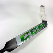 Used Regular Green CCM XF Pro Goalie Stick | 25" Paddle Custom P31 Curve | F301