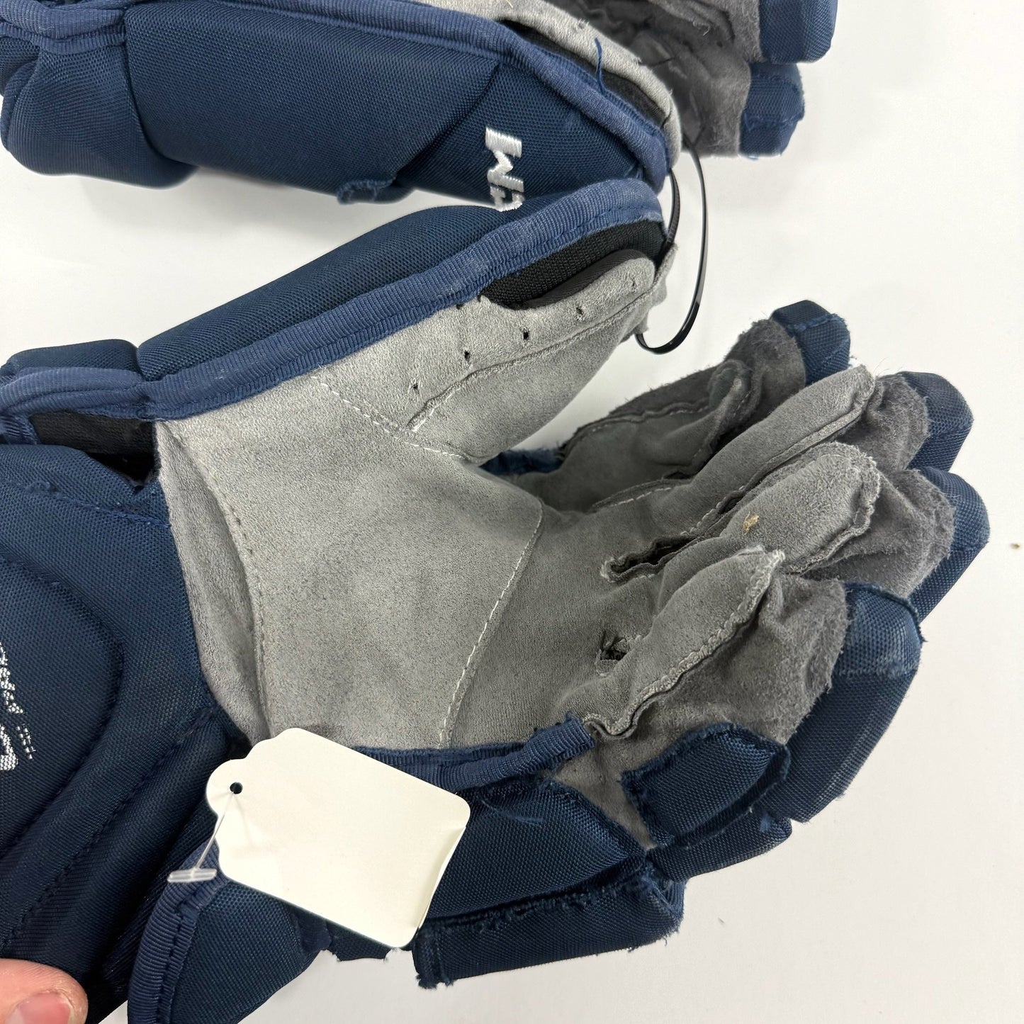 Used Navy CCM HG12 Gloves | 14" | D363 - Top Flight Hockey