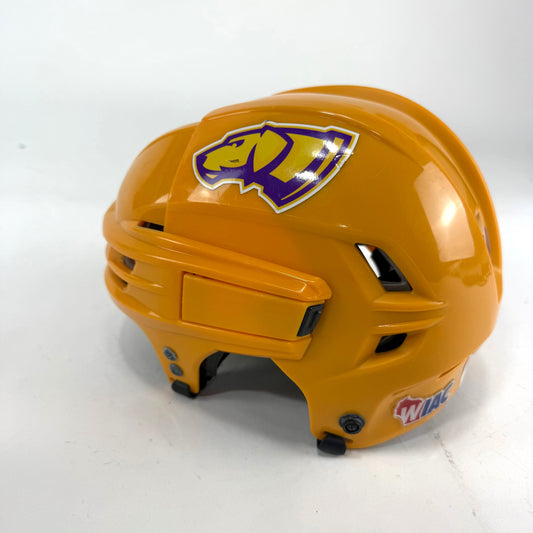 Used Sunflower Yellow CCM Tacks 910 Helmet | Medium | E478 - Top Flight Hockey