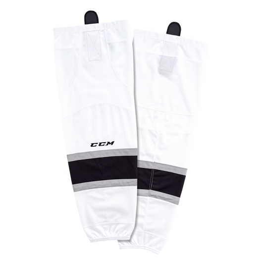 Brand New - Los Angeles Kings Away CCM Quicklite 8000 Hockey Socks - Senior - Top Flight Hockey