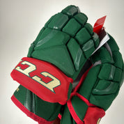 Brand New CCM HG12 Gloves Minnesota Wild Soucy - 15"