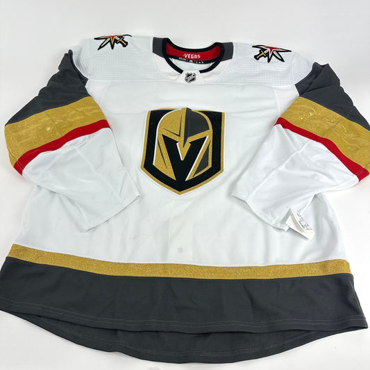 Brand New Away White Vegas Golden Knights MIC Made in Canada Blank Game Jersey - Size 60 - Top Flight Hockey