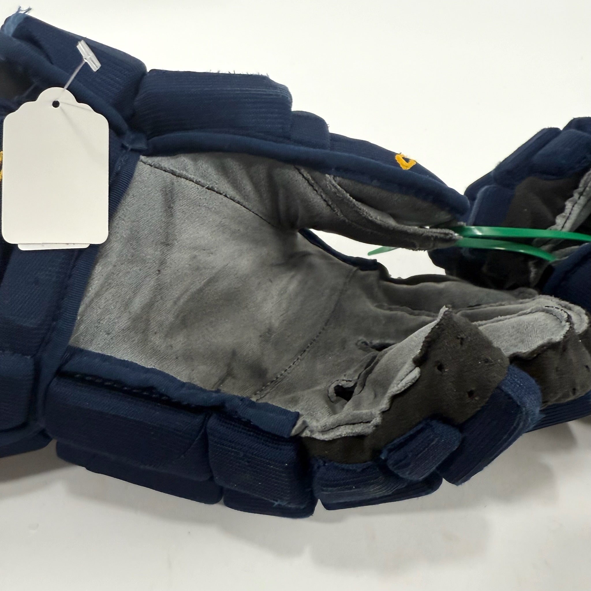 Used Navy STL Blues CCM HGCL Gloves | 15" | Faksa | D180 - Top Flight Hockey