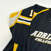 Used Adrian College Black Harrow Mens Game Jersey | Size XL | #18