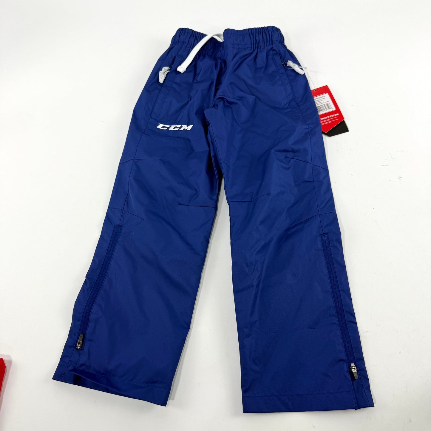New Royal Blue CCM Youth Hockey Warm Up Pant | Youth XS | #888600323596 - Top Flight Hockey