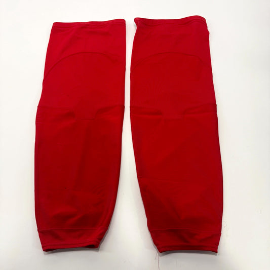 Used Red Practice Socks - Chicago Blackhawks - Adidas Senior XL